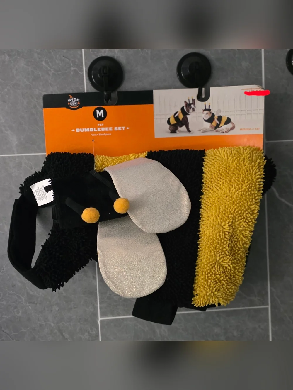 NWT Hyde And Eek! Boutique Bumble Bee 1 Set Costume Dog Pet Costume Size Medium